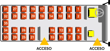 Fleet 27 croquis minibus 35 plazas